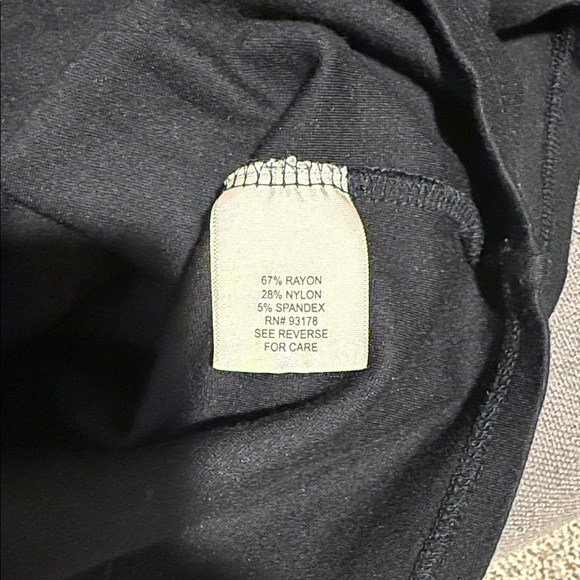 Philosophy Black Short Sleeve Top size small - Picture 5 of 5